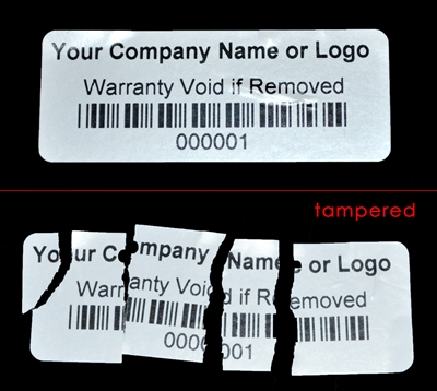 Custom Jewelry Security Labels