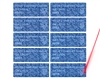 5,000 Tamper Evident Hologram Bright Blue Security Label Seal Sticker, Rectangle 1.5" x 0.6" (38mm x 15mm). Demetalized Laser Customization. >Click on item details to customize it.
