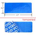 calibration tamper evident label, calibration tamper evident seal, calibration tapmer evident sticker, calibration tamper evident tag